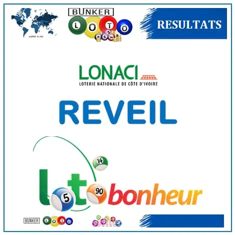 Résultats Loto Bonheur (Tirage REVEIL) du lundi 07 octobre 2024