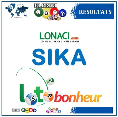 Résultats Loto Bonheur (Tirage SIKA) du mardi 08 octobre 2024