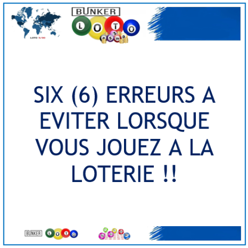 Loto 5/90 : Les erreurs courantes à éviter